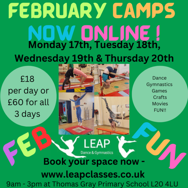 February Camp Tuesday 18th February