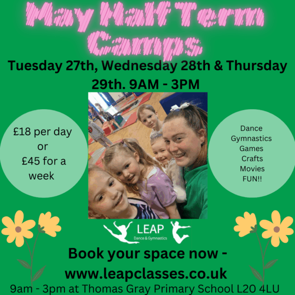 May Half Term Camp Wednesday 28th May
