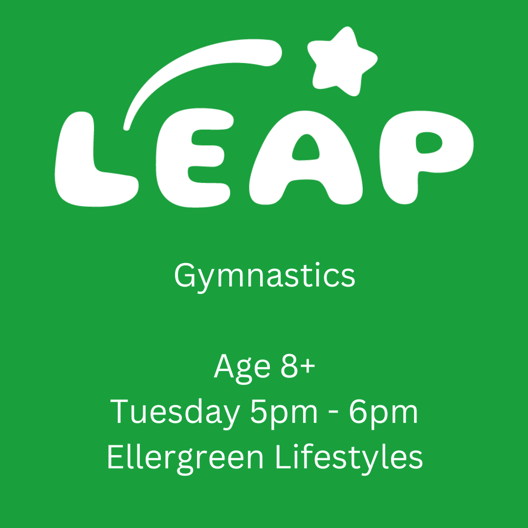 Tuesday Gymnastics- Ellergreen Lifestyles Ages 8+ 5:00pm - 6:00pm 4th November - 16th December - x 7 Sessions