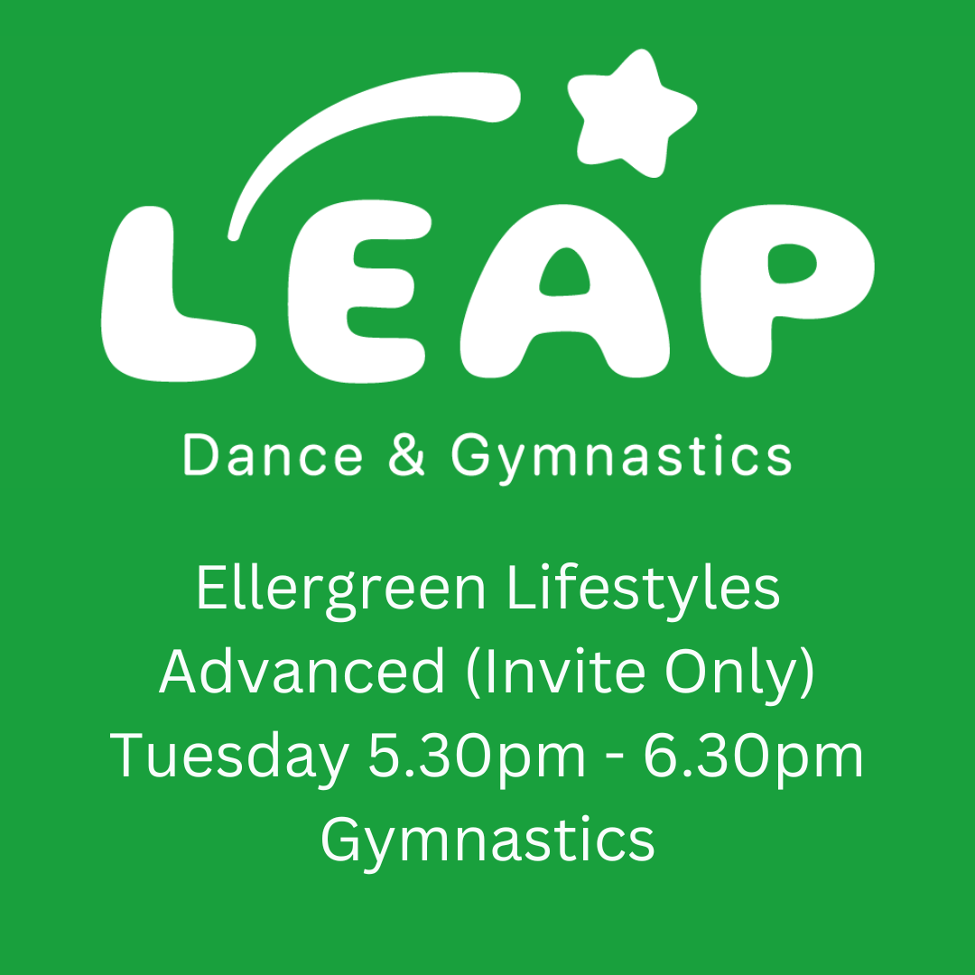 Tuesday Gymnastics- Ellergreen Lifestyles Advanced (Invite Only) 5:30pm - 6:30pm Tuesday 4th November - 16th December - x 7 Sessions