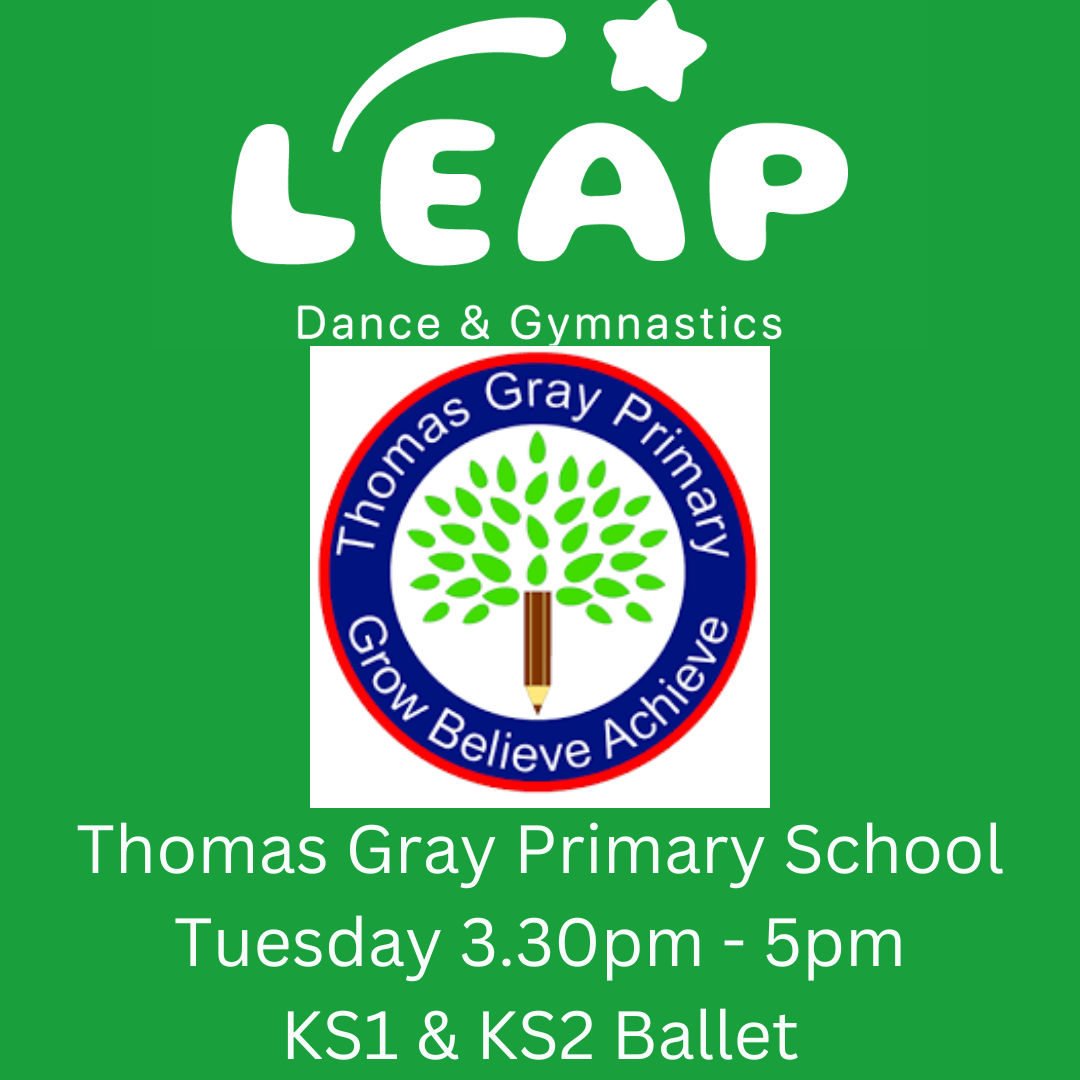 Tuesday After School Ballet - THOMAS GRAY CHILDREN ONLY! 3:30pm - 5pm 4th November - 16th December - x 7 Sessions